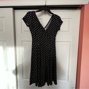 Navy blue midi sun dress size small